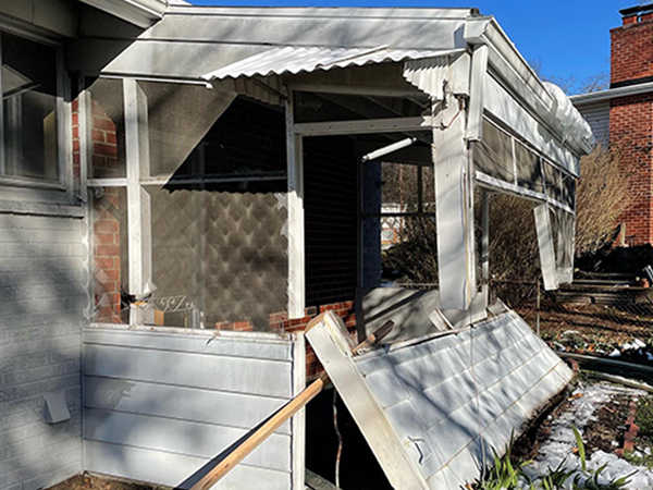 Home addition demolition in alexandria VA before 1