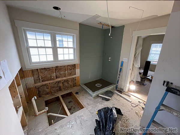 Bathroom demolition in Alexandria VA after (pg 1)