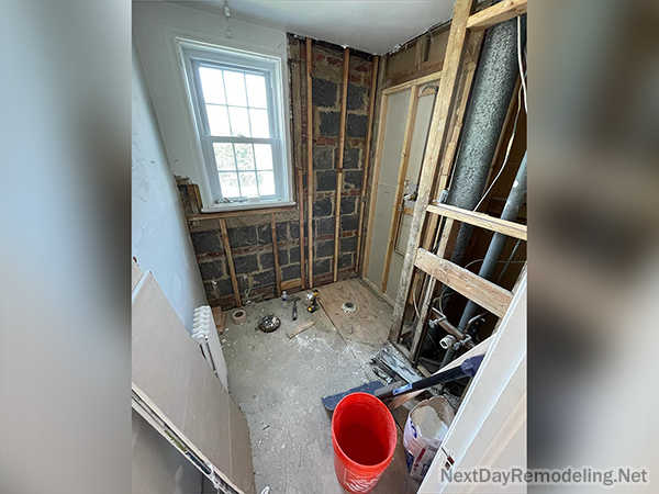 Bathroom demolition in Alexandria VA after (pg 2)