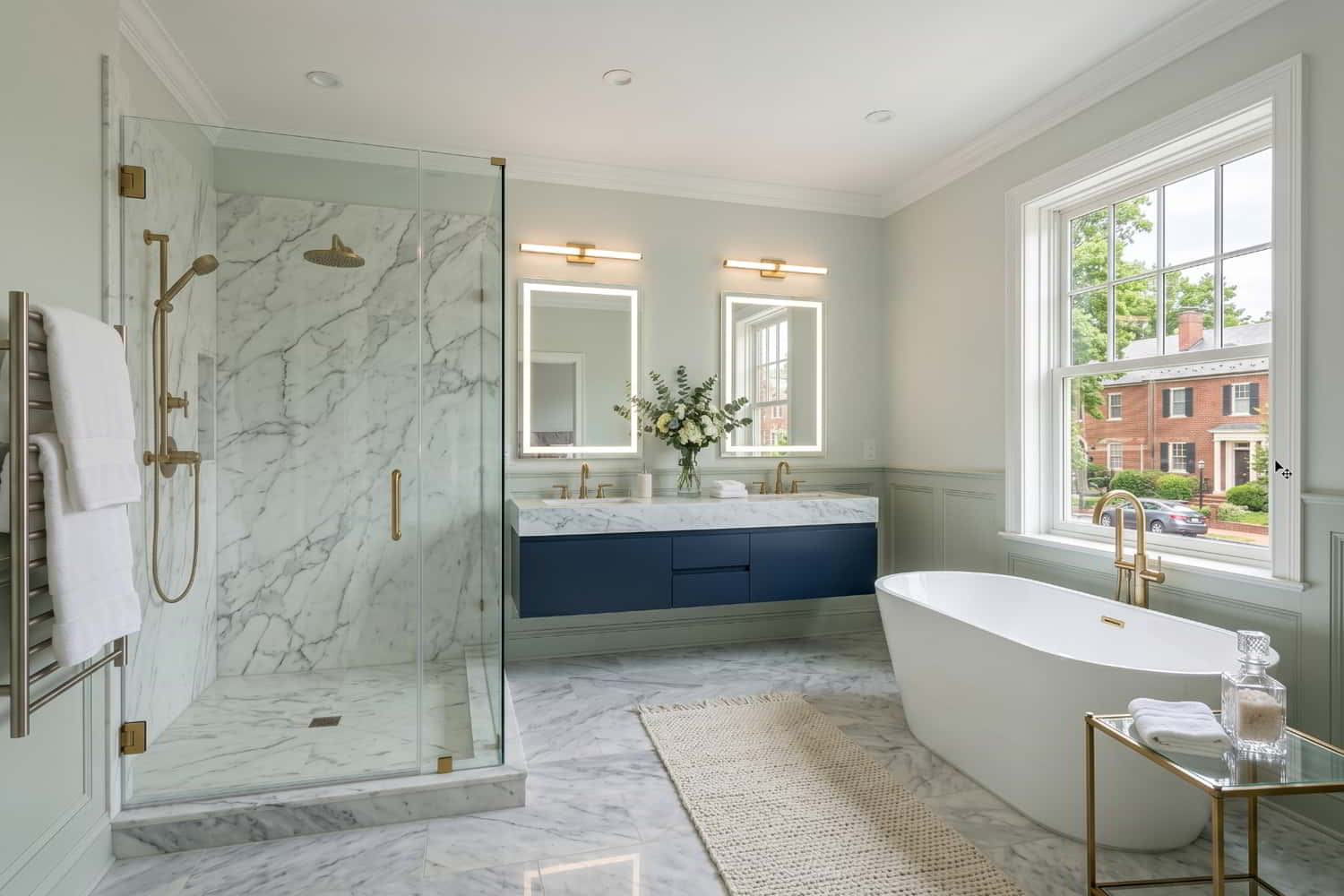 Bathroom after remodel in Alexandria, VA