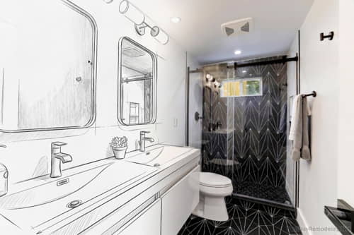 Bathroom design-build service in Kingstowne Alexandria VA