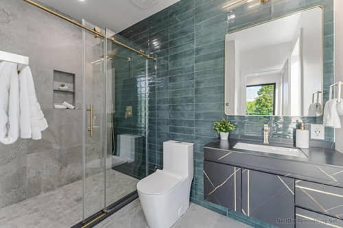 Full bathroom remodel in Old Town Alexandria VA