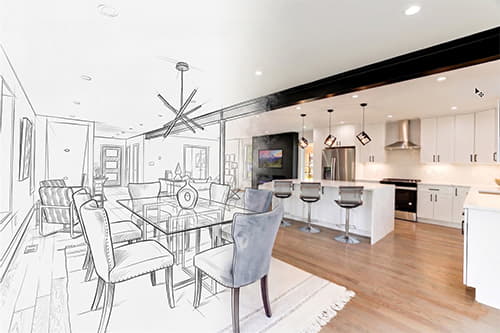 Kitchen design-build service in Potomac Yard Alexandria VA