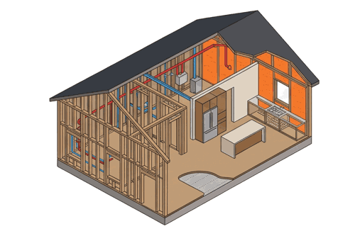 Full gut renovation and MEP system replacement in North Ridge Alexandria VA